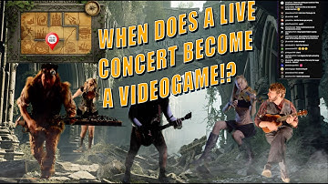 When does a concert becomes a video game?
