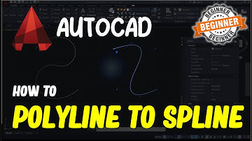 AutoCAD How To Polyline To Spline