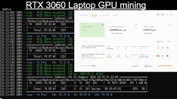 Nvidia GeForce RTX 3060 Laptop GPU Mining With NiceHash and Payments