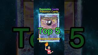 Top 5 RAREST Gastly Cards 👻 #shorts #top5 #pokemontcg