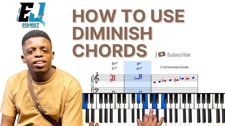 HOW DIMINISH CHORDS WORKS (EXPLAINED AND APPLICATION) #learnkeyboardonline  #onlinepianotutor