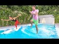 WALK ON WATER AND WIN $10,000 (Carter vs Liz)