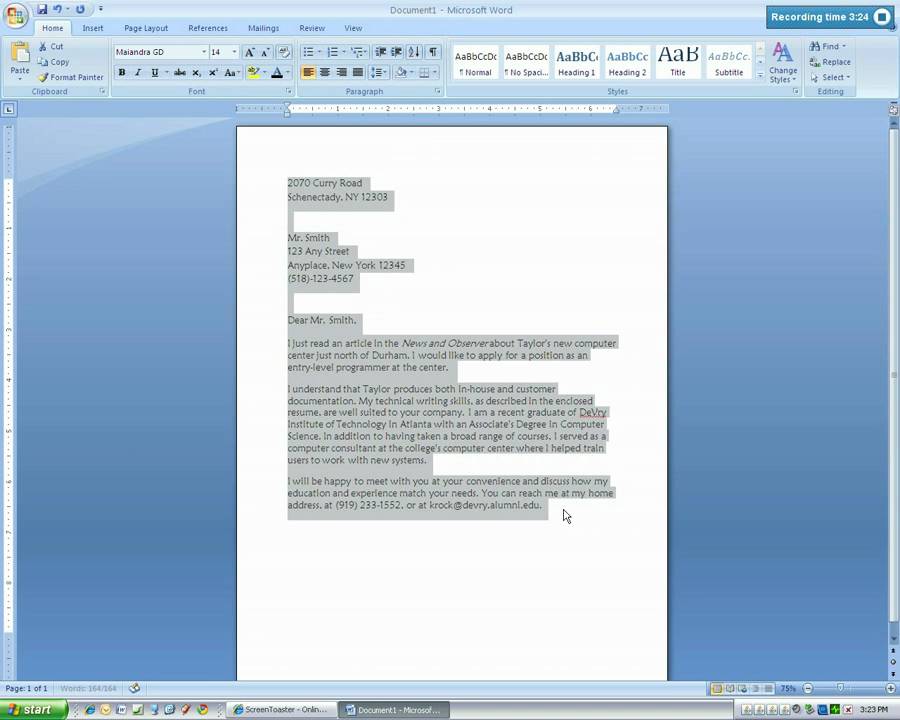 Letter Of Resignation Template Word 2007 from i.ytimg.com