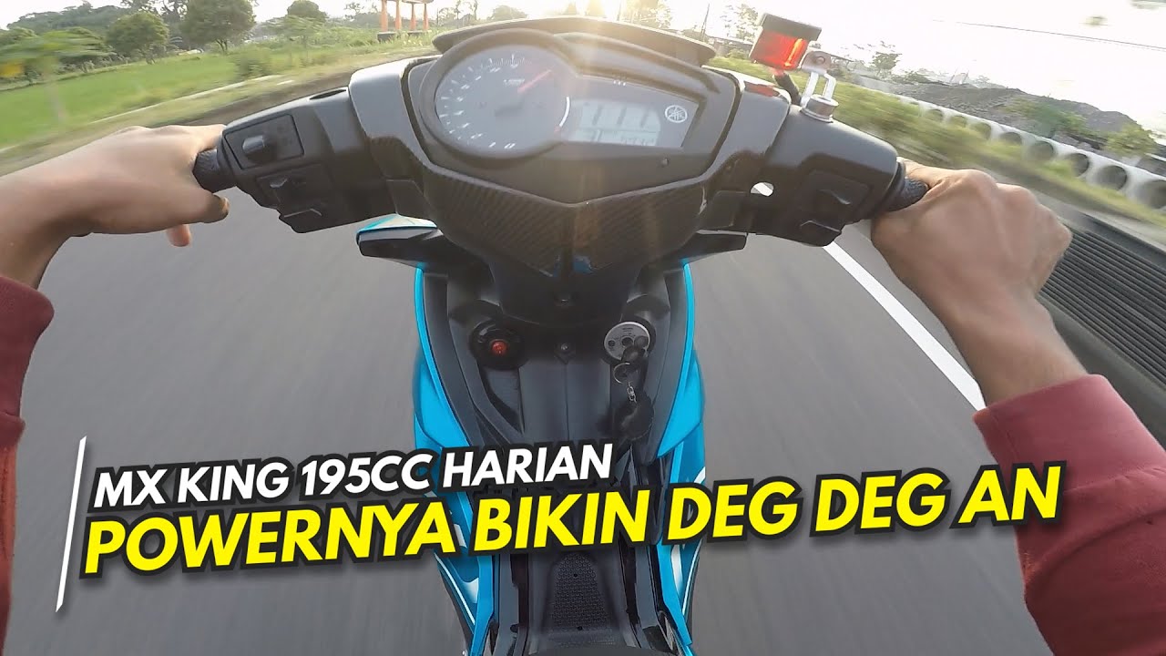 Test Ride MX King 195cc Big Klep 40 HP Harian