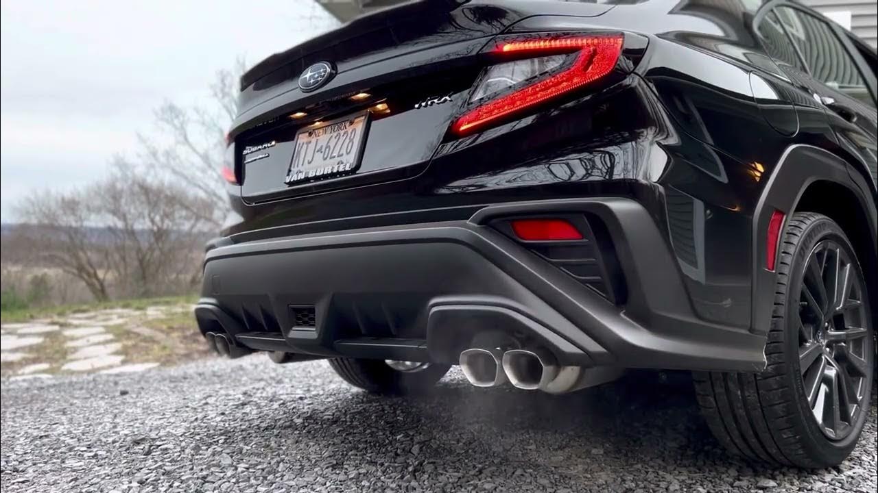 2022 WRX with STi performance exhaust option - YouTube