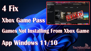 (FIXED) Xbox Game Pass Games Not Installing From Xbox Game App Windows 11,10 | easy fix | 2024