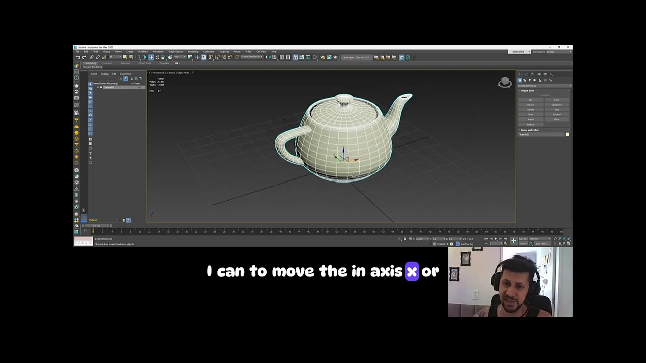3ds Max 2025 - Lesson 01: Interface & Basic Tools - YouTube