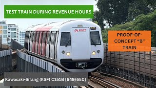 [EWL][Weekend Mainline Test] SMRT KSF C151B – 649/650 (Simei)