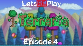 Lets Replay Terraria - Episode 4 - Giant Cactus Home!