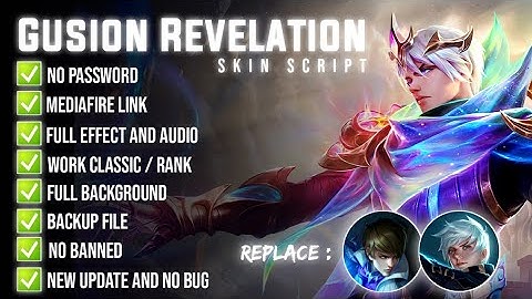 Gusion Epic Soul Revelation Skin Scrpt No Password MediaFre Full Effect And Audio Melissa Patch