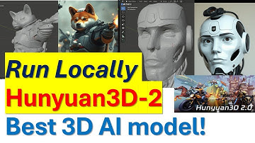 Install and Run Locally Hunyuan3D-2 - Best Image/Text to 3D Objects (CAD) AI Model