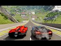 MEGA RAMPA INSANA com MOD de Carros REAIS | Crash Test! | BeamNG Drive Crashes | DestructionNation