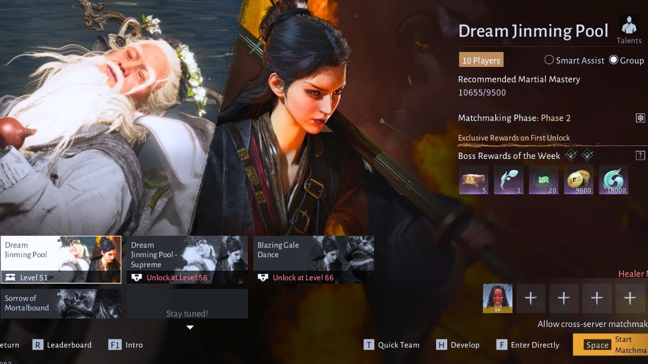 Dream Jinming Pool Hero's Realm | 10 Player Boss Fight | Where Winds Meet