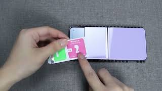 Z flip 4 Screen Protector Installation Video screenshot 3