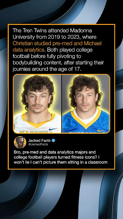 The Tren Twins attended Madonna University from 2019 to 2023, where Christian studied pre-med and