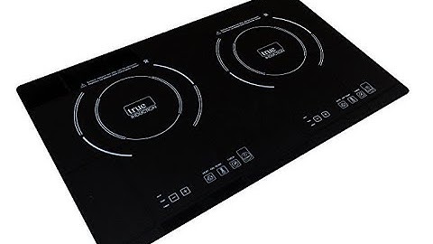 True Induction TI-2B Counter Inset Double Burner Induction Cooktop, 120V, Black
