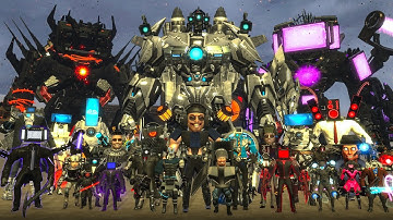 ALL NEWEST TITANS & BOSSES [1–79] vs ALL SKIBIDI TOILETS! - Garry