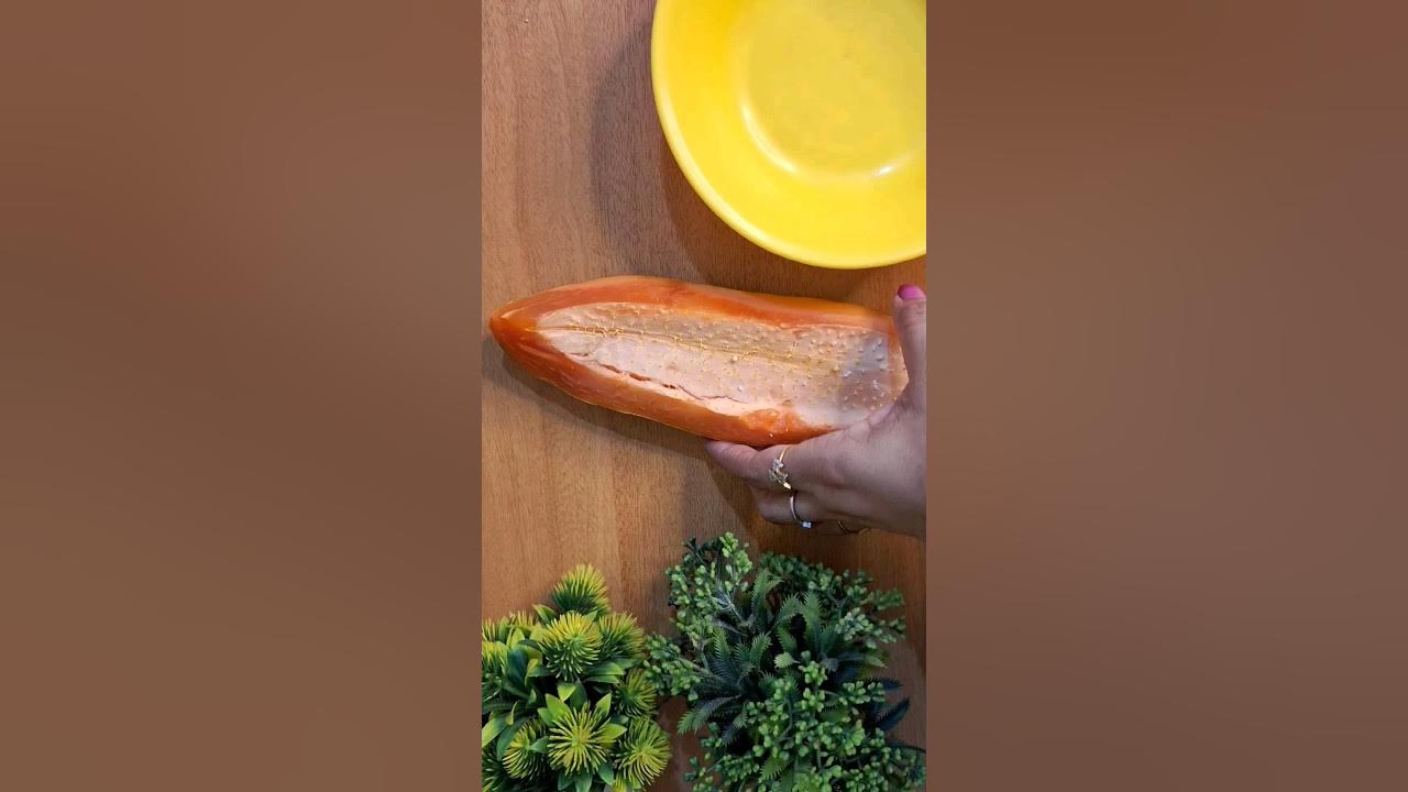 how to give papaya 7 month to 1 year babies ll youtubeshorts babyfood