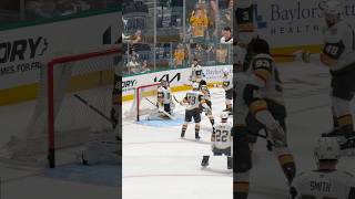 Marner was swingin’ for the fences. #goaliegearsnob #vegasgoldenknights #akiraschmid #mitchmarner