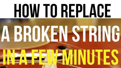 How to replace a broken string on the violin in a few minutes. Tutorial Replacing Broken String.