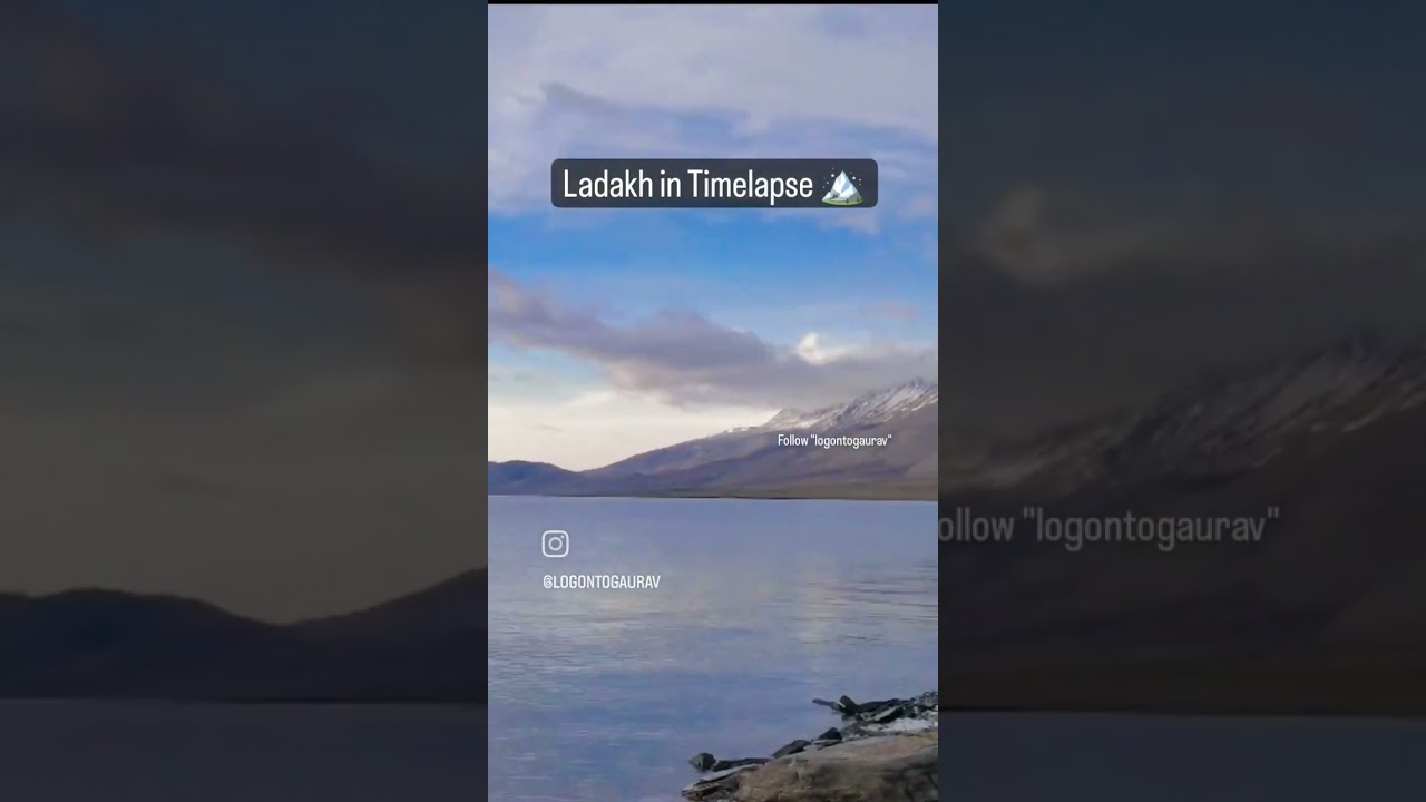 Timelapse of Ladakh #ladakh #kashmir #jammu