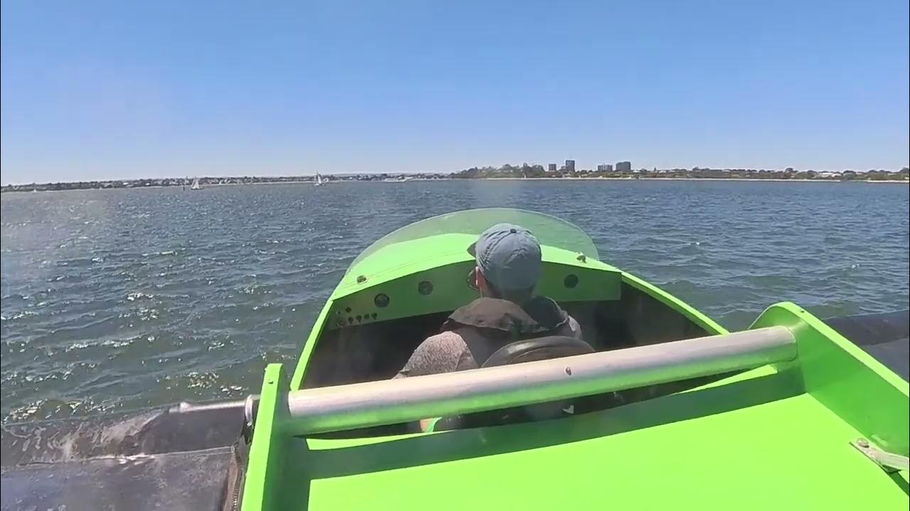 Quick first flight after rebuilding The MudSkipper ground effect