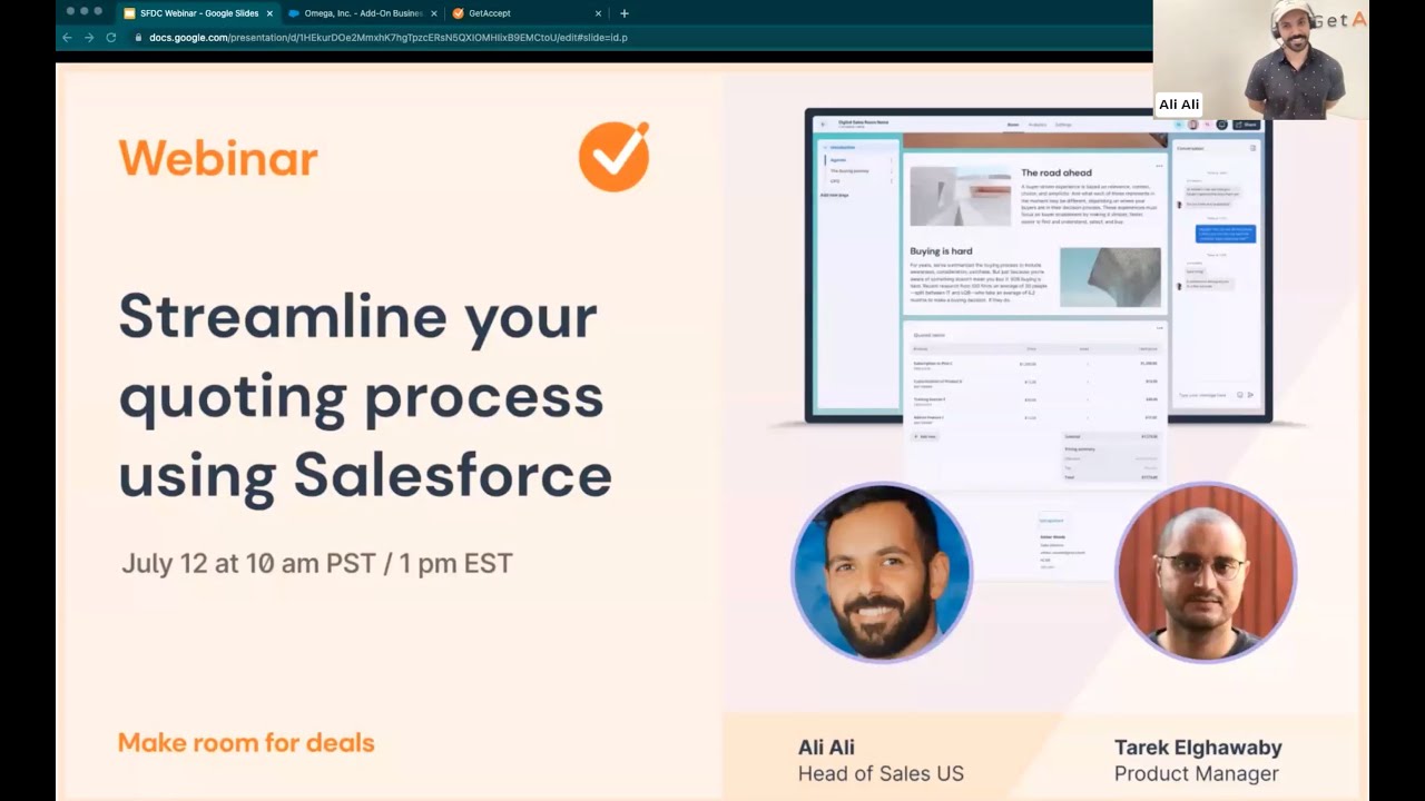 Webinar: Streamline your quoting process when using Salesforce