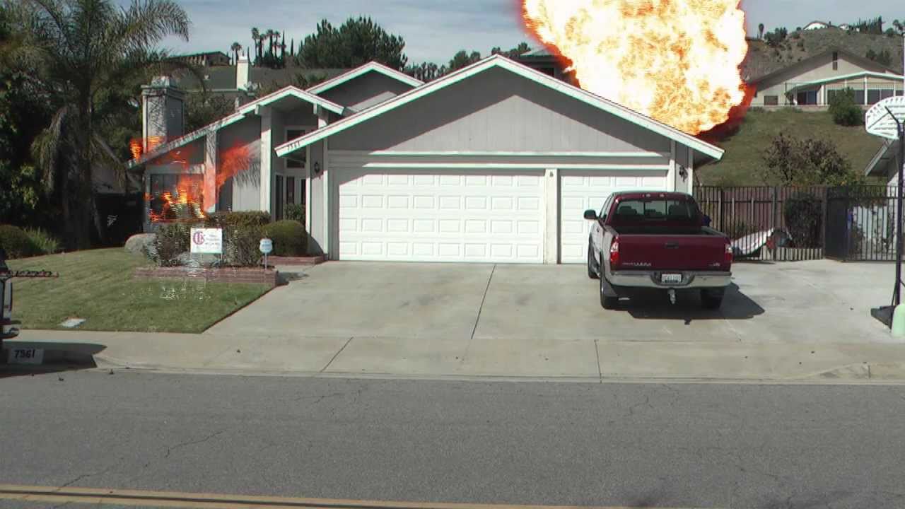 House Explosion & Fire Caught On Tape! YouTube