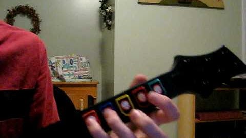Guitar Hero 3 Cliffs of Dover intro solo B 100% expert hands
