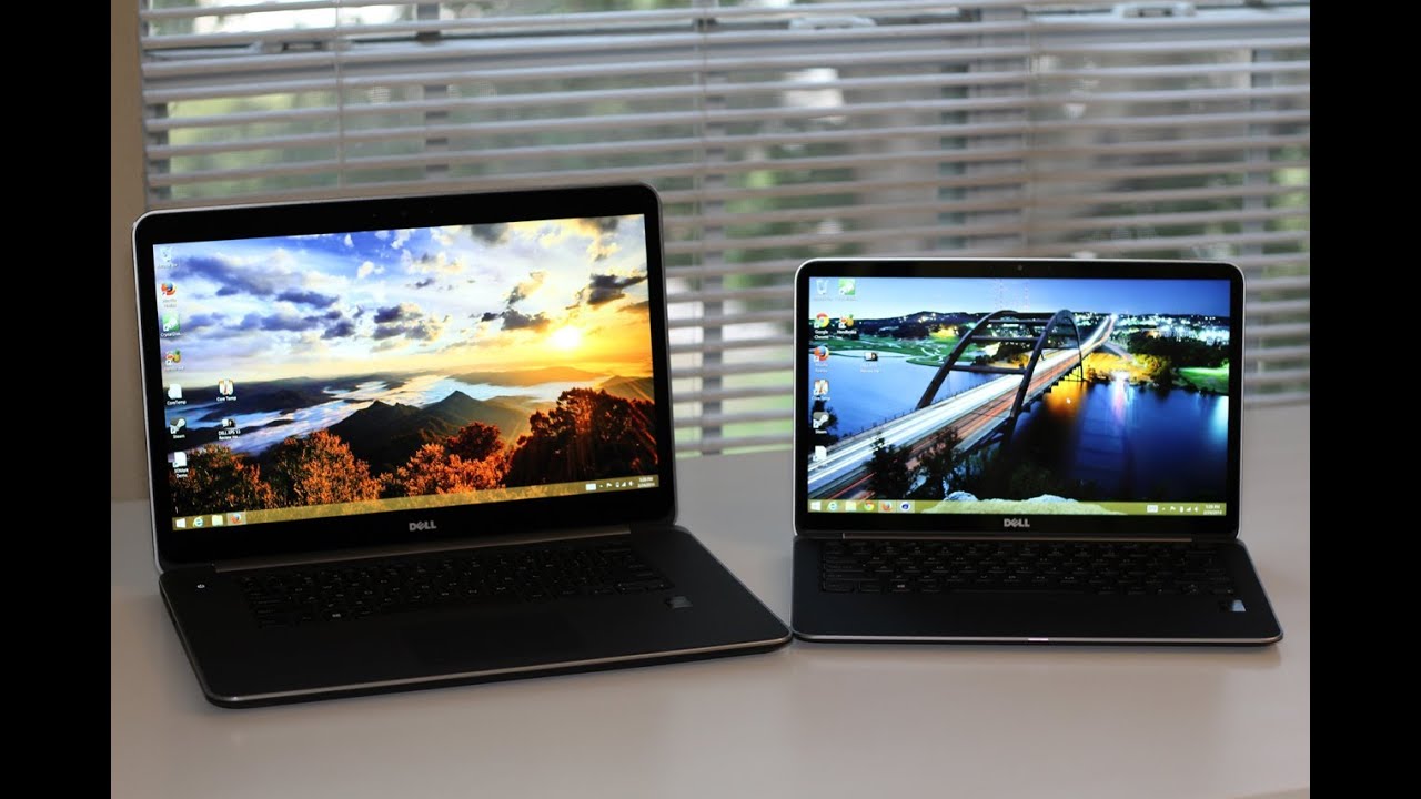 Dell XPS 13 vs Dell XPS 15 Haswell 2014 - YouTube