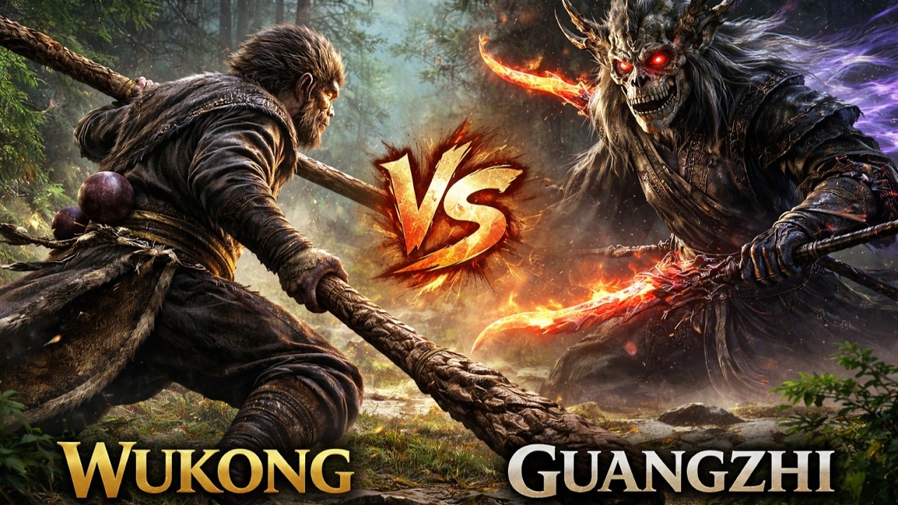 Black Myth Wukong - Guangzhi BOSS Fight🔥Wukong VS Guangzhi