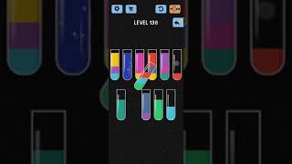 Water Color Sort Level 138 Walkthrough Solution iOS/Android