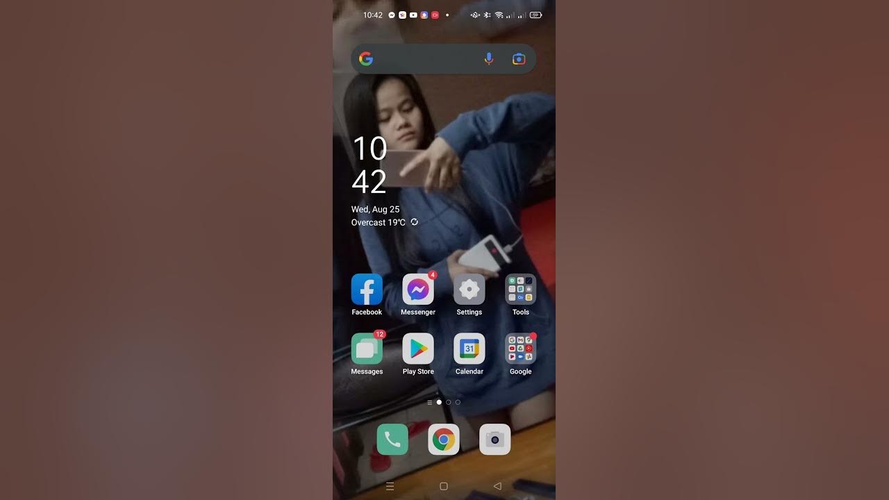 Change background in google meet using Android phone - YouTube