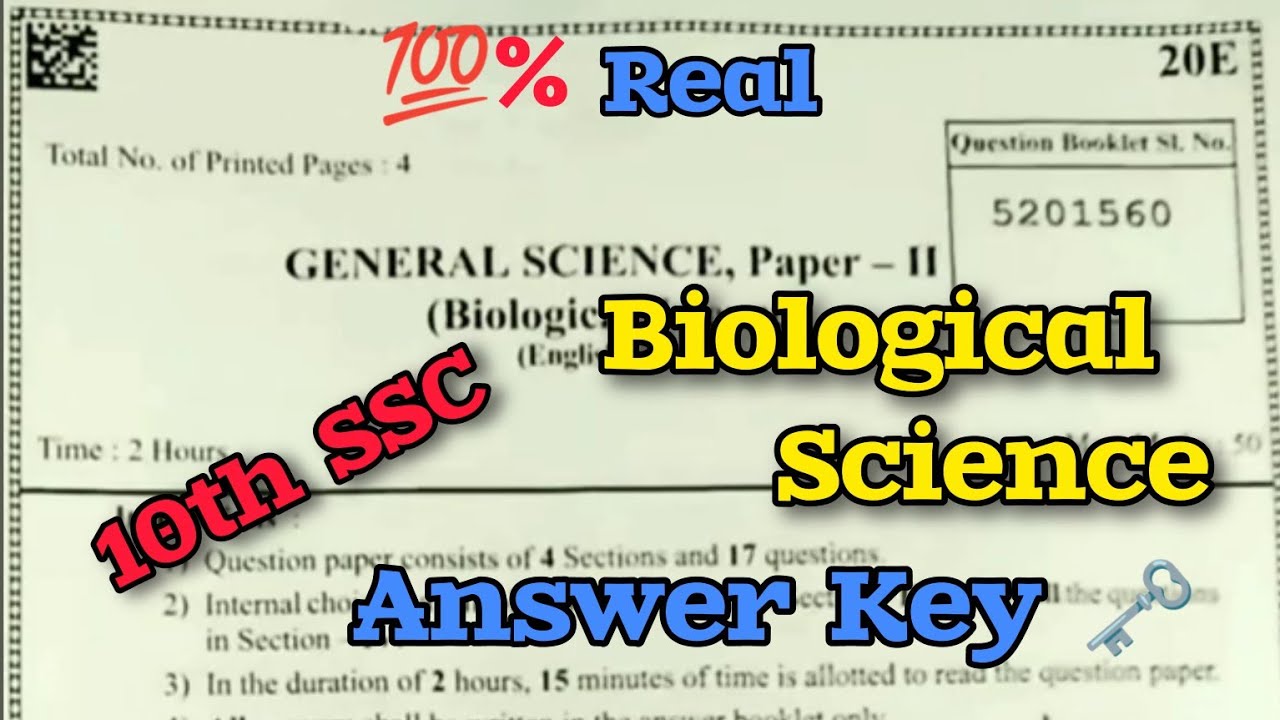 Scienceisreal Answer Key AP 10th 💯ANSWER KEY BIOLOGICAL SCIENCE Public 💯ANSWER 2024 | 💯BS real ...