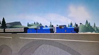 Thomas & Edward passing the viaduct