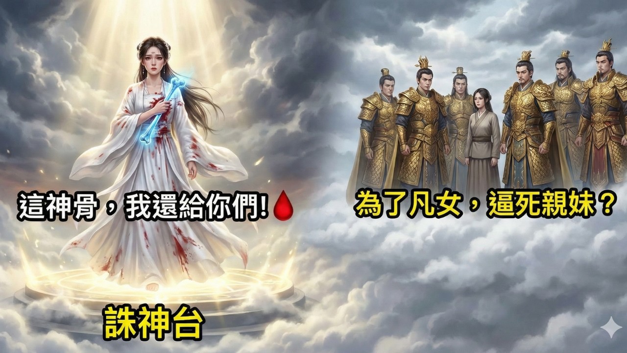 【神界重生】18萬歲成人禮，七個哥哥為救凡女抽我神鞭、斷我十指？既然你們不配為兄，這神骨，我剔了！🩸| 神女無歸