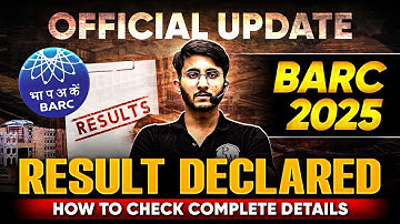 BARC 2025 Final Result Out | How to Check Result | BARC Official Update