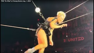 PINK “So What” at Fenway Boston Aug. 1, 2023