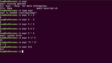 M08T2.1 - Intro to Linux - Bash Arithmetics with expr
