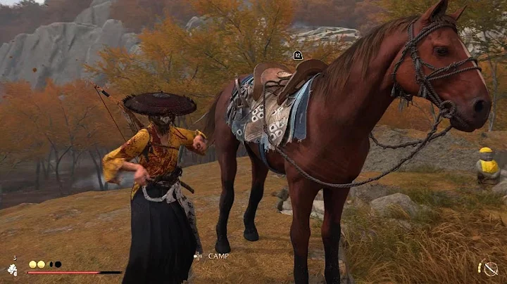 Ghost of Yōtei Disciple Of Takezo Duel Beneath Red Leaves Boss Fight