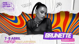 Brunette - “Future Love” | ARMENIA 🇦🇲 | PrePartyES 2023 - LIVE / @ArgamBlog