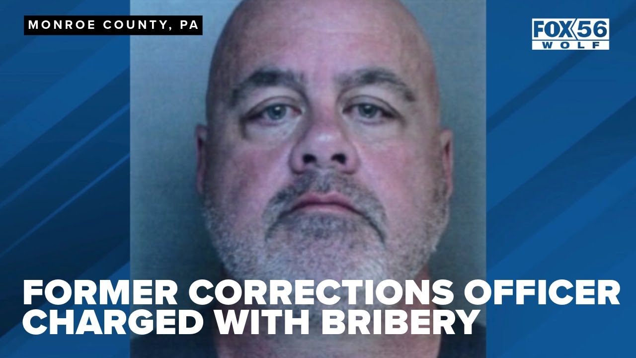 Former corrections officer charged with bribery - YouTube