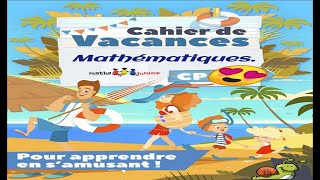 Cahiers de vacances de maths cp,ce1,دفتر العطلة