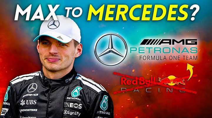 Is VERSTAPPEN actually MOVING TO MERCEDES?