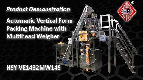 Automatic Vertical Form Packing Machine With Multihead Weigher HSY-VE1432MW14S