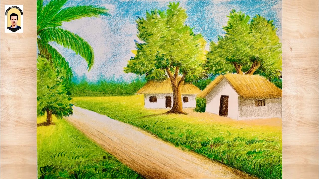 how to draw | drisso drawing | scenery drawing | nature landscape - YouTube