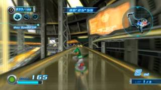 Sonic Riders Zero Gravity - Playthrough Part 12 - Story Mode - Babylon Security Corridor Eng