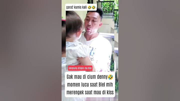 THE MOMENT BIEL DIDN'T WANT TO BE KISSED BY DADDY SUMARGO #artistnews #dennysumargo #entertainmen...