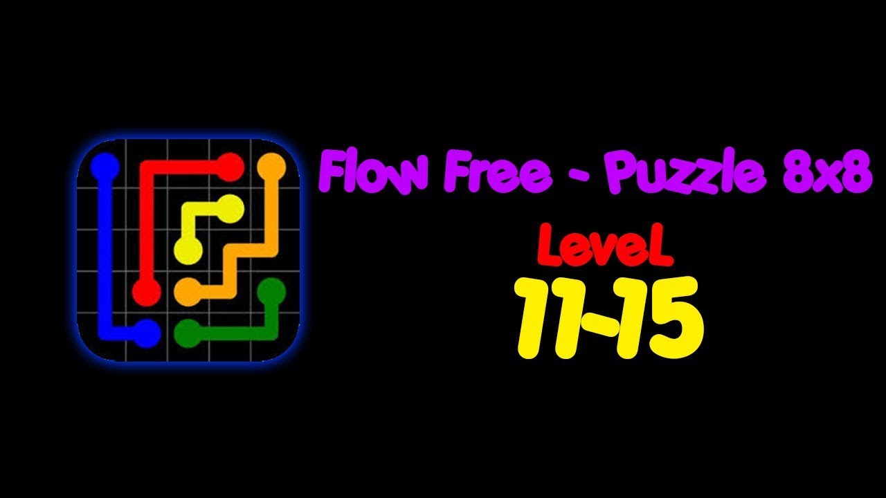 Flow Free Puzzle 8x8 Level 1115 YouTube