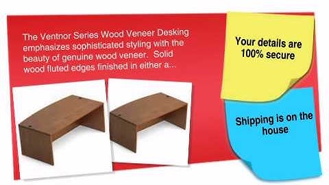 Offices To Go Ventnor Bow Front Desk Shell - VF7240BDS - ofconcepts.com
